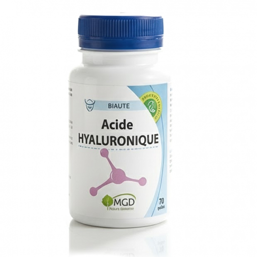 ACIDE HYALURONIQUE, 30 gél. - Hydratation et Jeunesse - MGD Nature