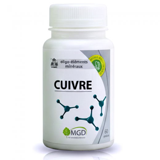 CUIVRE 60 gél. - Pigmentation et Immunité - MGD Nature