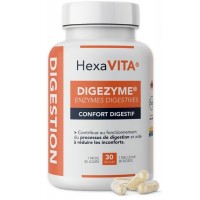 DIGEZYME COMPLEXE ENZYMES - 60 gél. - Digestion - HEXACUBE