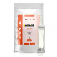 DRAINEUR COMPLEXE 6 actifs - 15 sticks - Détox - Hexa3