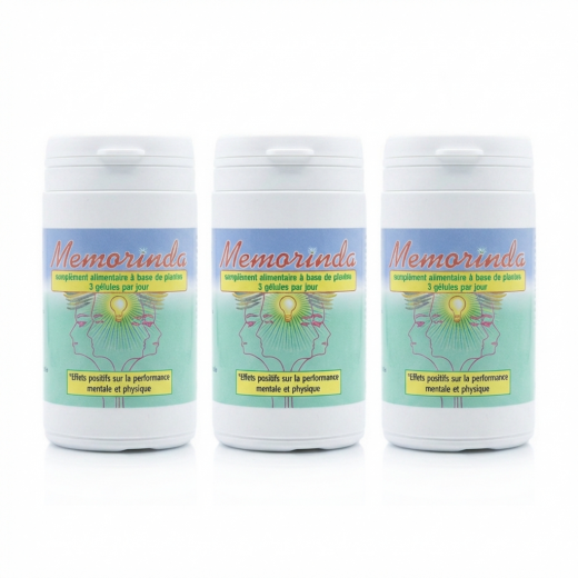 MEMORINDA 180 gel. - Fonction cognitive et Mémoire - JADE RECHERCHE