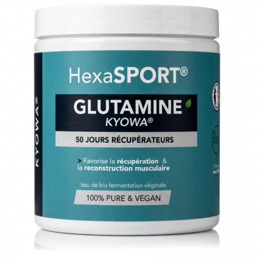 GLUTAMINE Kyowa - 250g - Récupération et intestin - Hexa3