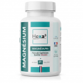 MAGNÉSIUM+ Complexe - 60 gél. - Réduction de la Fatigue et Stress - Hexa3