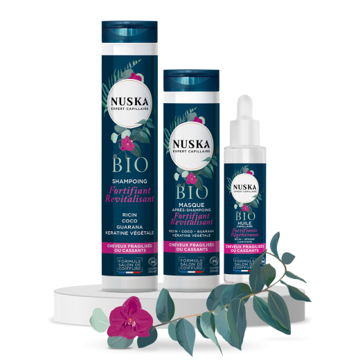 -Routine FORTIFIANTE (Shampoing + Masque + Huile) - Bio - NUSKA
