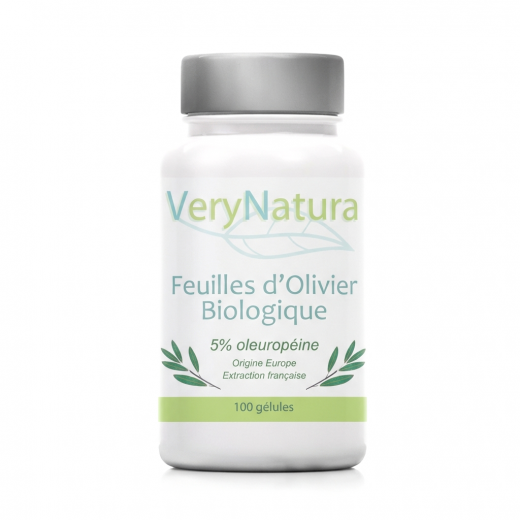 FEUILLE D'OLIVIER BIO - 100Gél - Tension et Oxydation - VeryNatura