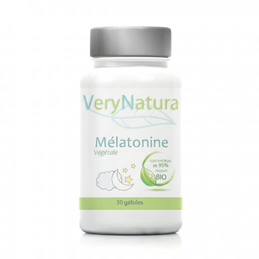 MÉLATONINE VÉGÉTALE - Nuit sereine - 30 gél. - VERYNATURA