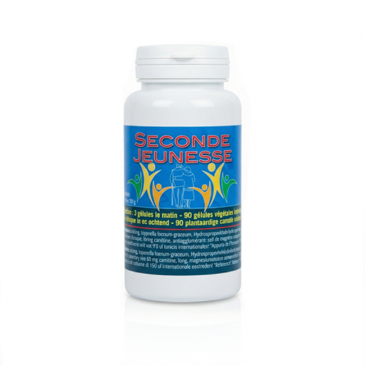 SECONDE JEUNESSE - Vitalité et Équilibre séniors - 90 gél. Jade recherche