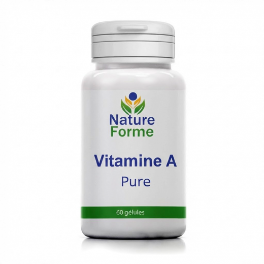 VITAMINE A PURE - Immunité et confort Visuel - 60 Gél - Nature forme