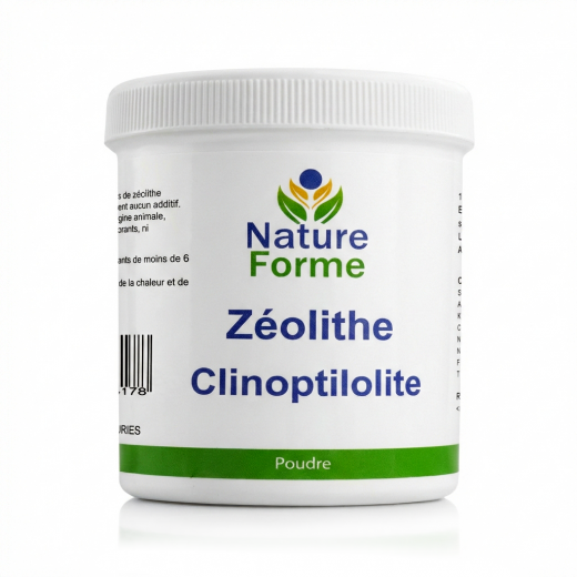 ZÉOLITHE CLINOPTILOLITE - Détox, piège à toxines - 250g - Nature forme