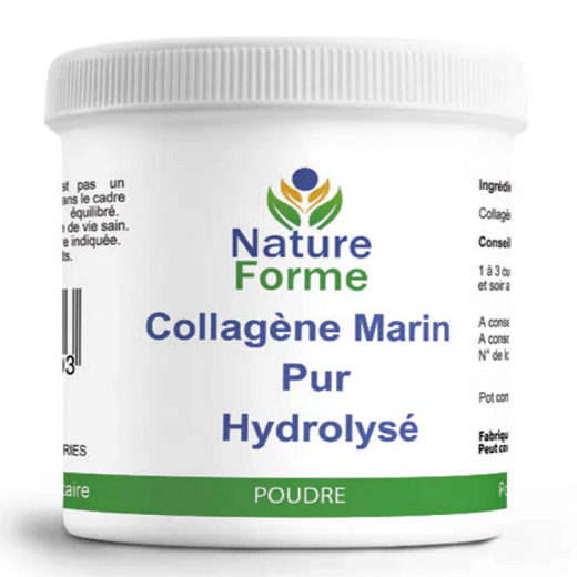COLLAGÈNE MARIN PUR - Peau et Articulations - 500 g - Nature forme