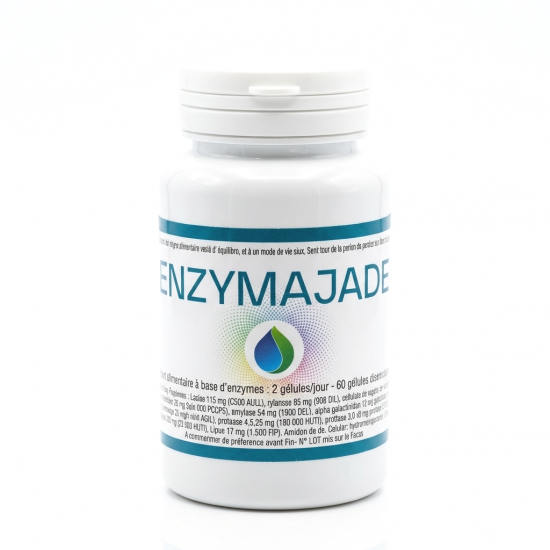 ENZYMAJADE Enzymes Digestives Naturelles 60 gél - JADE RECHERCHE