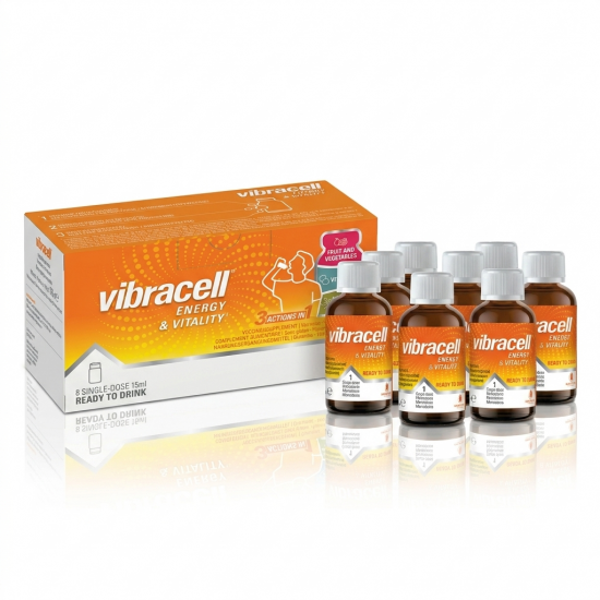VIBRACELL Prêt à Boire - 8 Fioles de 15ml - MARTERA - Vitalité Énergie