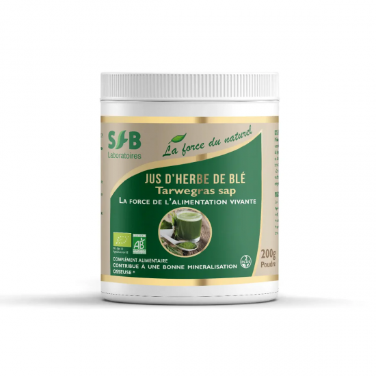 Jus d'Herbe de Blé Bio - 200 gél. - Réveillez votre vitalité - SFB