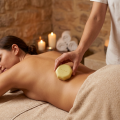 GALET DE SOUFRE - Massage et Soulagement Naturel -DEUCALION