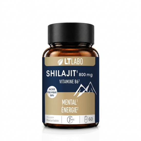 SHILAJIT 800MG B6 - Énergie & Vitalité profonde - LT Labo