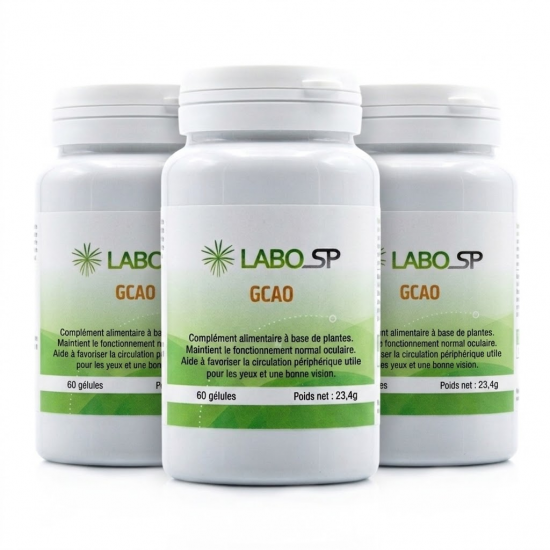 GCAO PACK Promo x3 - Réduit la Pression Oculaire et Glaucome - LaboSP