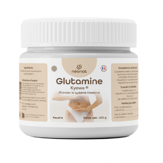 GLUTAMINE KYOWA 250G - Système Intestinal & Muscle - Néo-Nat