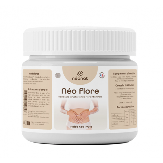 NÉO FLORE Poudre 90 g - Flore Intestinale - Néo-Nat