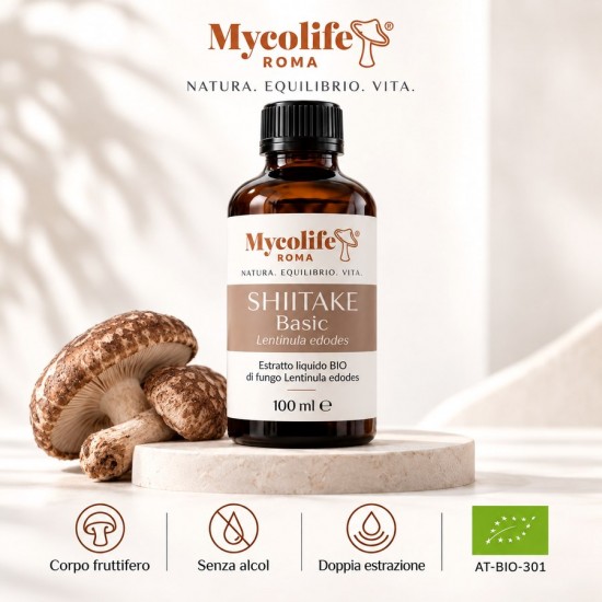 BASIC SHIITAKE 100 ml - Défenses - Mycolife