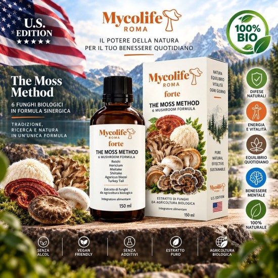 THE MOSS METHOD FORMULE 150 ml - 6 champignons - Mycolife