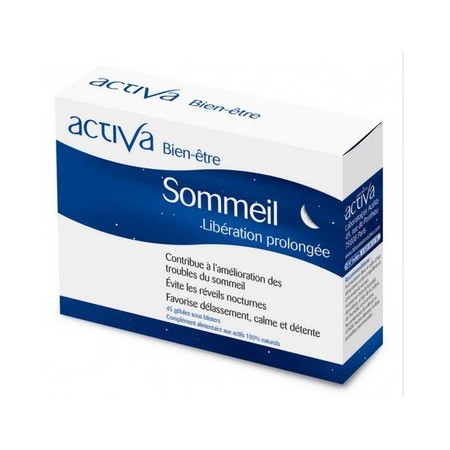 SOMMEIL Bien-Être ACTIVA - Contribue à l'amélioration des troubles du sommeil