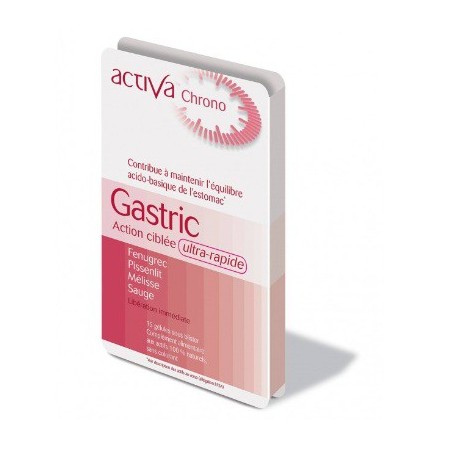 GASTRIC Chrono ACTIVA Laboratoires - Acidité gastrique, bien-être digestif.
