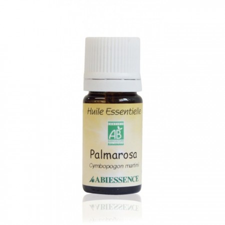 PALMAROSA - 10ml Huile essentielle bio - Abiessence