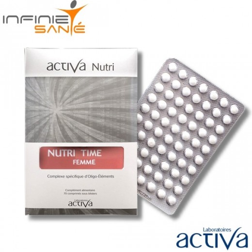 NUTRI TIME LAG FEMME - Équilibre Hormonal et Vitalité - Activa