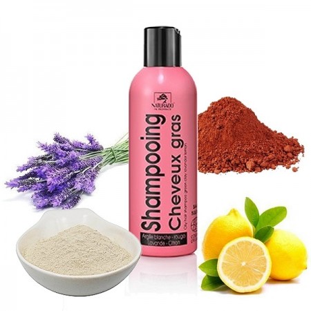 shampoing cheveux gras cosmos organic 200 ml naturado- Naturado