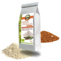 FARINE DE MILLET BRUN bio 500g - Ecoidées