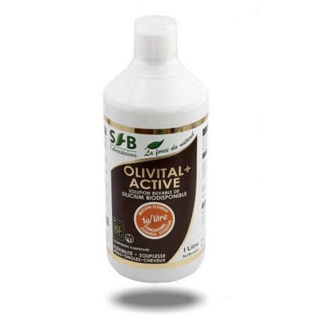 Olivital + ACTIVE - Silicium organique - peau cheveux ongles - 1Litre - Sfb