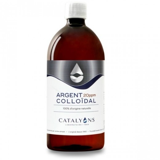 ARGENT COLLOÏDAL 1L - 20 ppm purifiant et assainissant - Catalyons