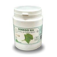 Ginkgo Biloba bio- Gélules végétales- 180 gélules
