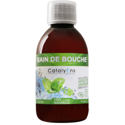 BAIN DE BOUCHE 250ml BIO - Menthe, Argent, Zinc - Catalyons