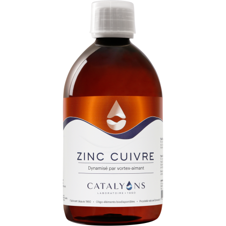 ZINC - CUIVRE - Peau et collagène- Catalyons