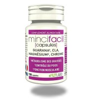 MINCIFACIL - 120 capsules- Minceur - musculation - LTLABO