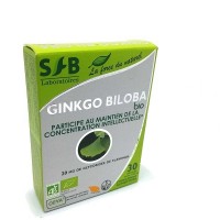 GINKGO BILOBA BIO Titré en Actifs 30 gélules SFB