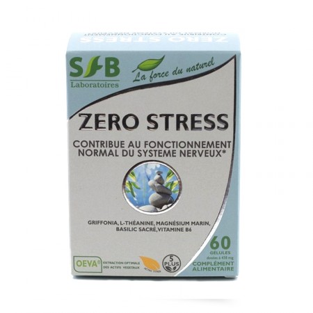 ZERO'STRESS - stress et anxiété - 60gél. - Sfb