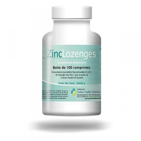 ZINCLOZENGES - Peau, Cheveux, Ongles - Perfect Health Solutions