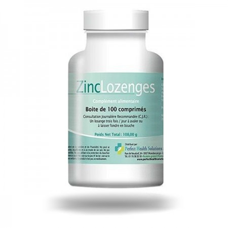 ZINCLOZENGES - Peau, Cheveux, Ongles - Perfect Health Solutions