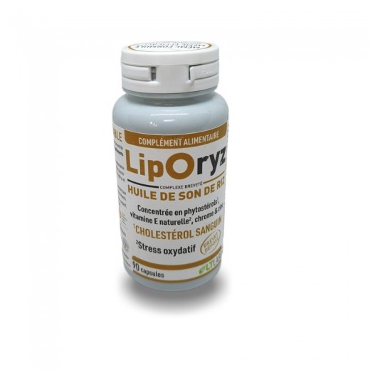 LIPORYZ 90 caps - Huile de Son de Riz et Phytostérols - LT Labo