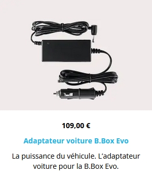 adaptateur voiture B box evo