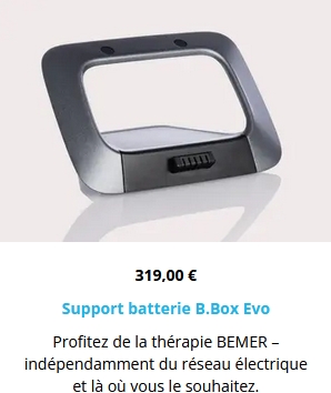 support de batterie b box evo