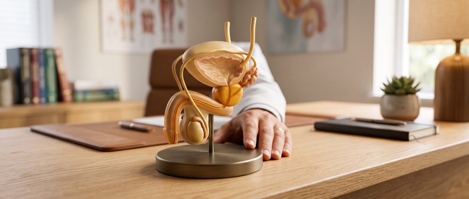 Modèle anatomique de la prostate et de la vessie