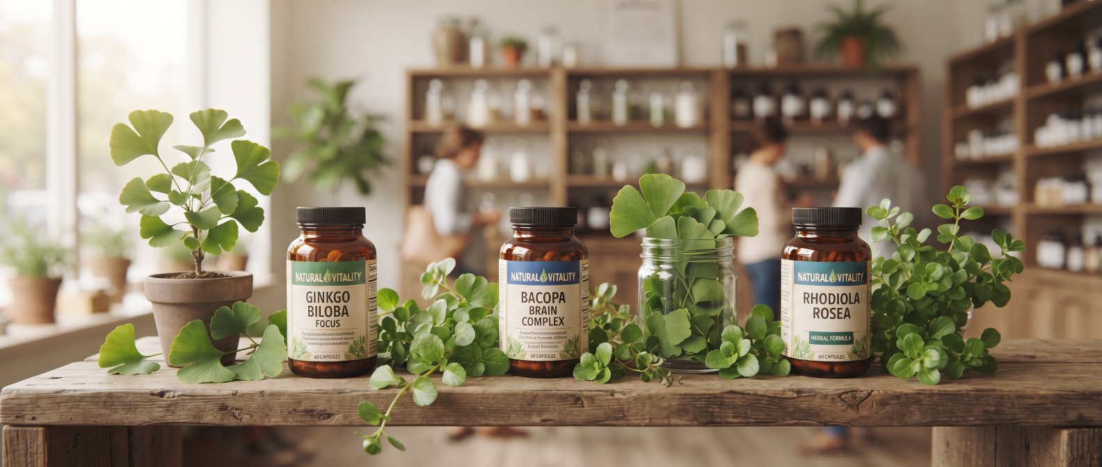 Compléments alimentaires naturels mémoire : ginkgo biloba et bacopa