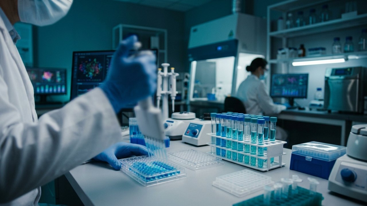Laboratoire de recherche moderne, éprouvettes et données