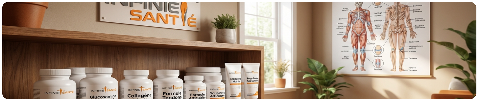 Compléments alimentaires naturels pour la souplesse et le confort des articulations - Infinie Santé