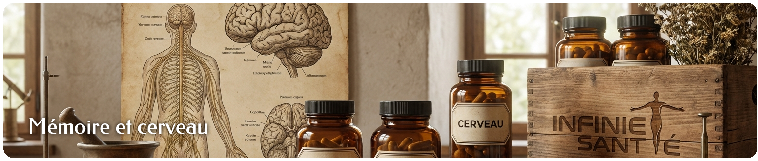 Compléments alimentaires pour la mémoire et la concentration, Ginkgo Biloba, Bacopa et Oméga-3 DHA