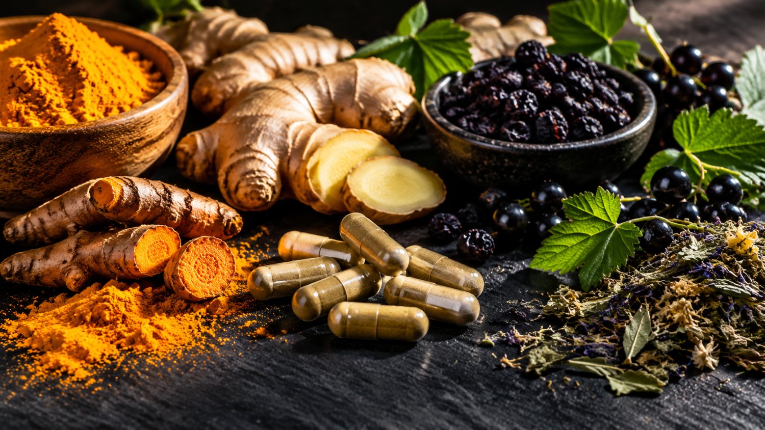 Gélules et plantes de la gamme MGD Nature
