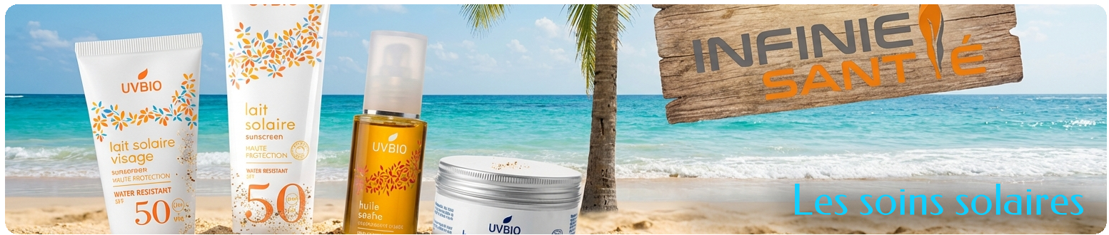 Gamme de crèmes solaires naturelles, préparateurs de bronzage et soins après-soleil apaisants